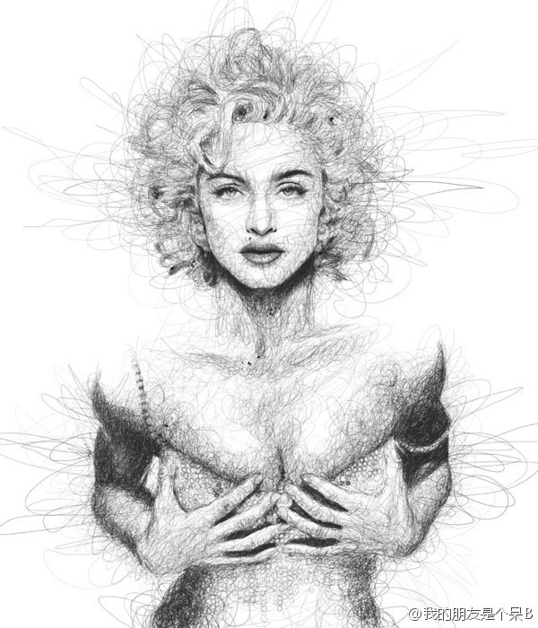 插画家Vince Low从小就有阅读障碍，无法像正常人一样画出清晰的画作，但是他却没有气馁，反而用这种看似潦草杂乱的画法画出了自己的特色。。这个故事告诉了我们什么