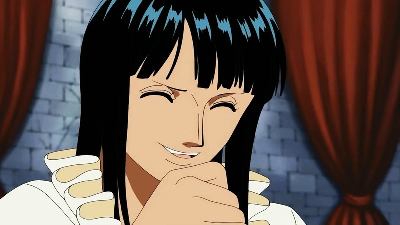 #海贼王#这么爽快就答应了！（罗宾酱笑起来好美！ 原图下载：http://t.cn/RznCpgs）