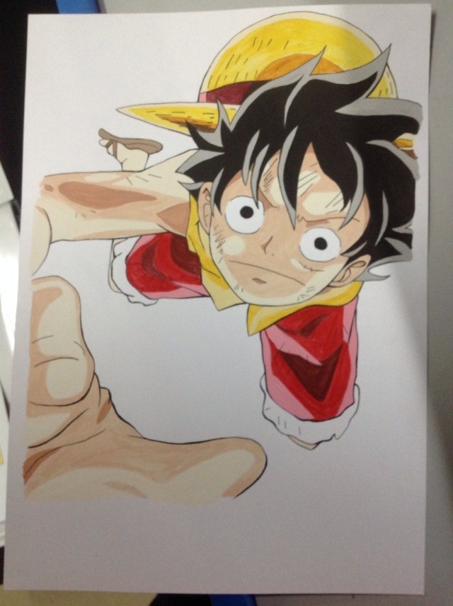 海贼临摹作品，还原度好高。赞一个