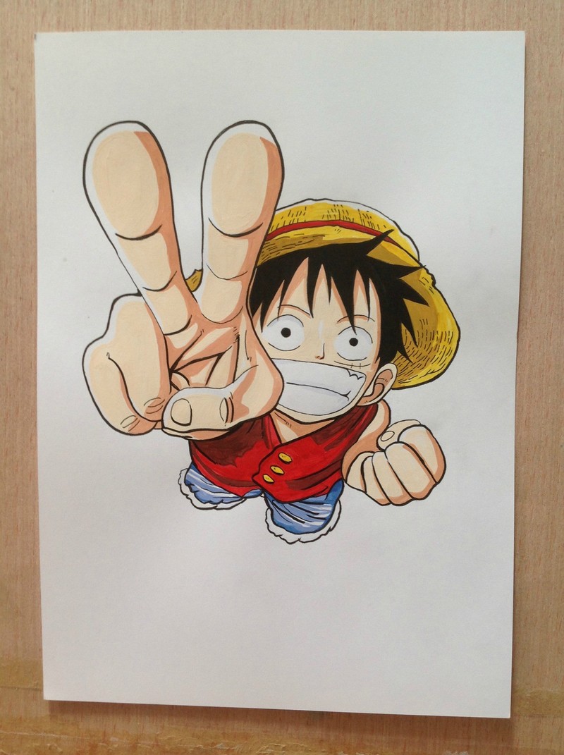 海贼临摹作品，还原度好高。赞一个