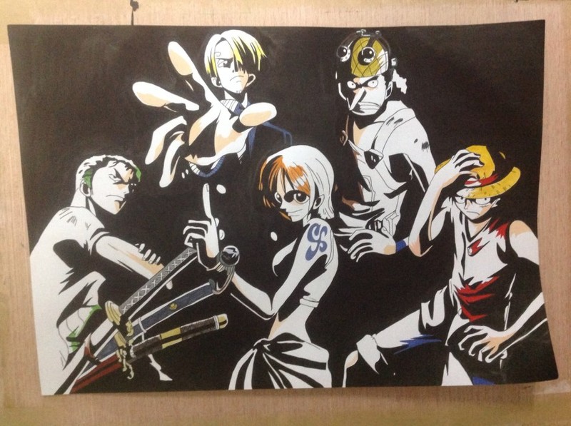 海贼临摹作品，还原度好高。赞一个