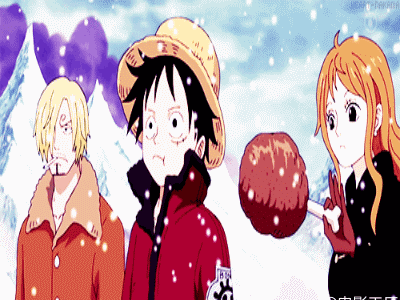 有一种死吃不胖的吃货叫路飞~~各种羡慕嫉妒恨呐~！！