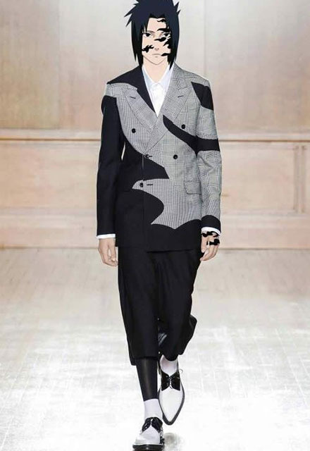 外网看到一组《火影忍者时尚T台秀》型爆了！纲手的胸差评!卡卡西真的帅