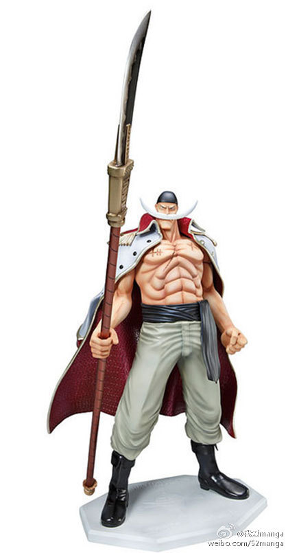 MegaHouse玩具公司发行的海贼王 NEO-DX “白胡子” 爱德华·纽盖特限定复刻版。全高约有32公分，武器(长柄刀)长度约有49公分，售价约477元