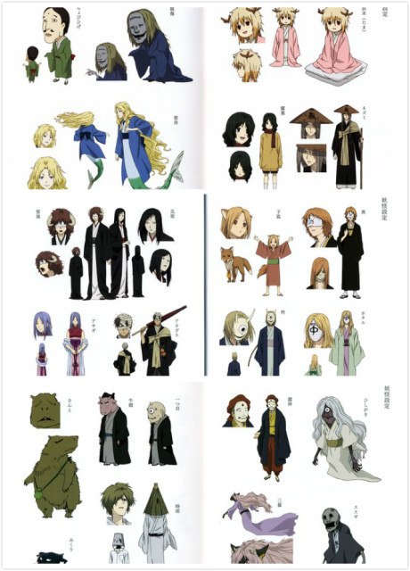 #夏目友人帐#友人帐妖怪角色图。