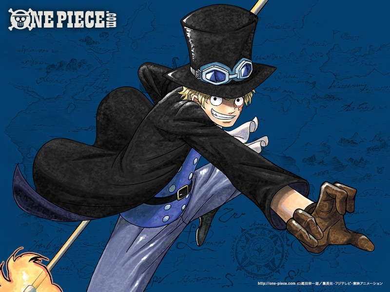 #海贼王#官网发的萨波壁纸两套。