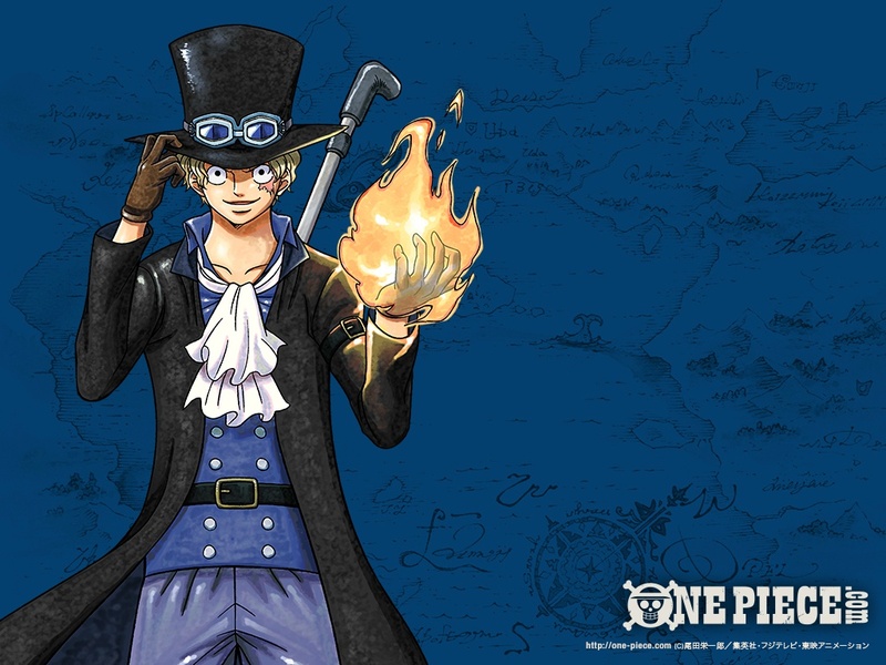 #海贼王#官网发的萨波壁纸两套。