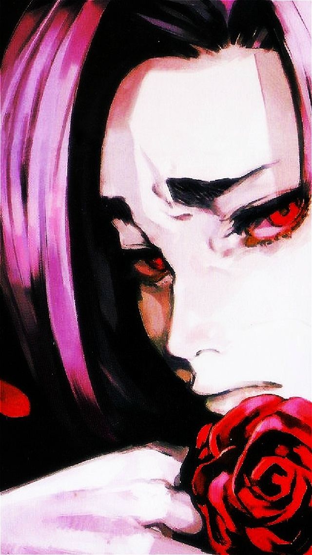 1月8日发售的YJ内附赠的有关东京食尸鬼:re的海报截图，iPhone5/5S的尺寸。图源：imgur