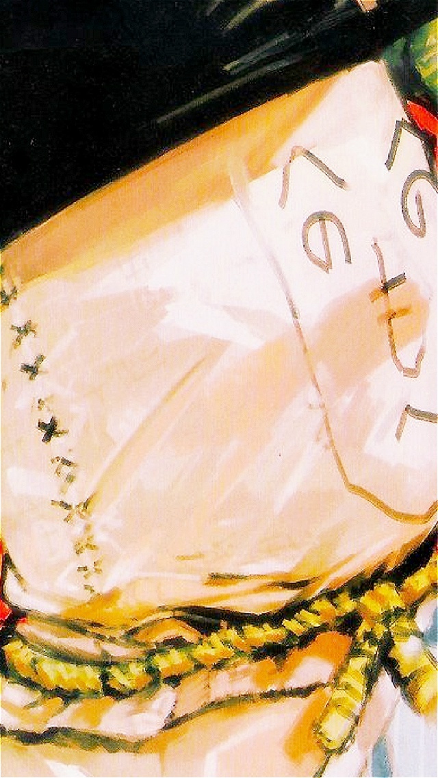 1月8日发售的YJ内附赠的有关东京食尸鬼:re的海报截图，iPhone5/5S的尺寸。图源：imgur