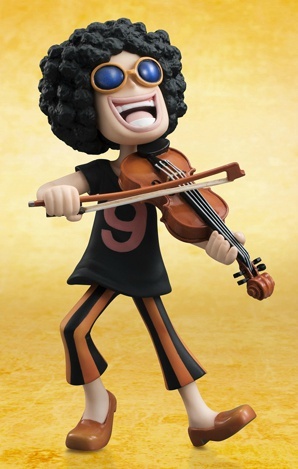 【海贼周边】小时候的布鲁克，POP的CB-EX系列，2015年6月中旬发壳，价格3800日元；小时候的索隆、娜美和诺琪高，POP的CB-R系列第2弹，2015年4月下旬发壳，价格每个2750日元。