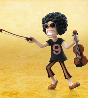 【海贼周边】小时候的布鲁克，POP的CB-EX系列，2015年6月中旬发壳，价格3800日元；小时候的索隆、娜美和诺琪高，POP的CB-R系列第2弹，2015年4月下旬发壳，价格每个2750日元。