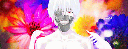 东京食尸鬼第二季动画OP完整GIF图。（平均每张图1.3M）利世给金木带上面具，董香为金木摘下面具！！