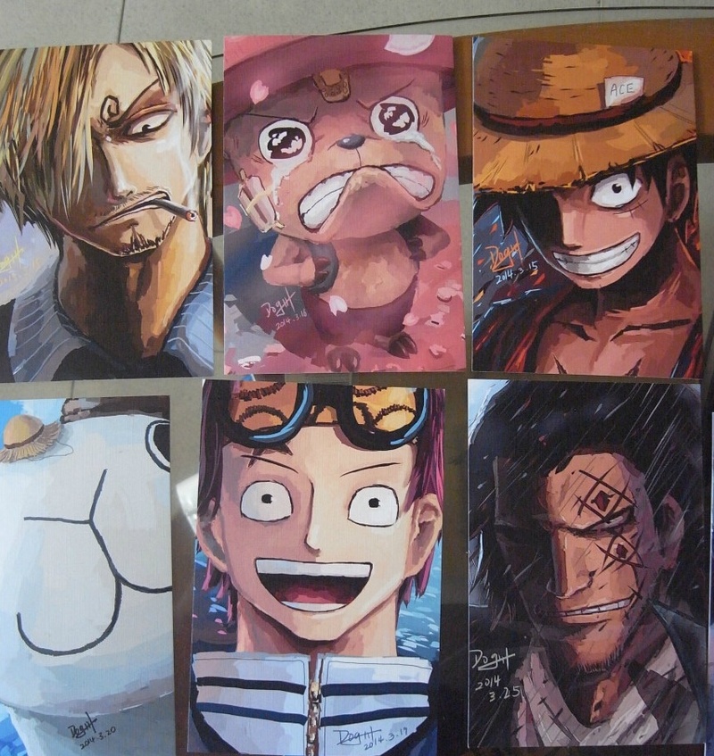 同人作品卡片实拍照欣赏！