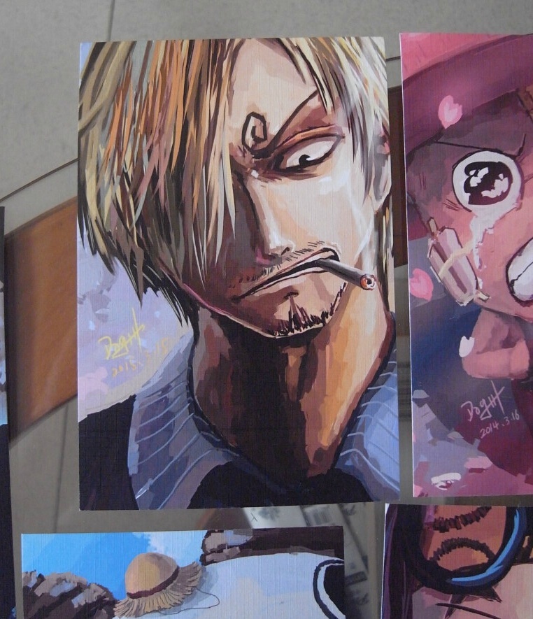 同人作品卡片实拍照欣赏！