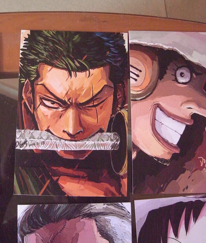 同人作品卡片实拍照欣赏！