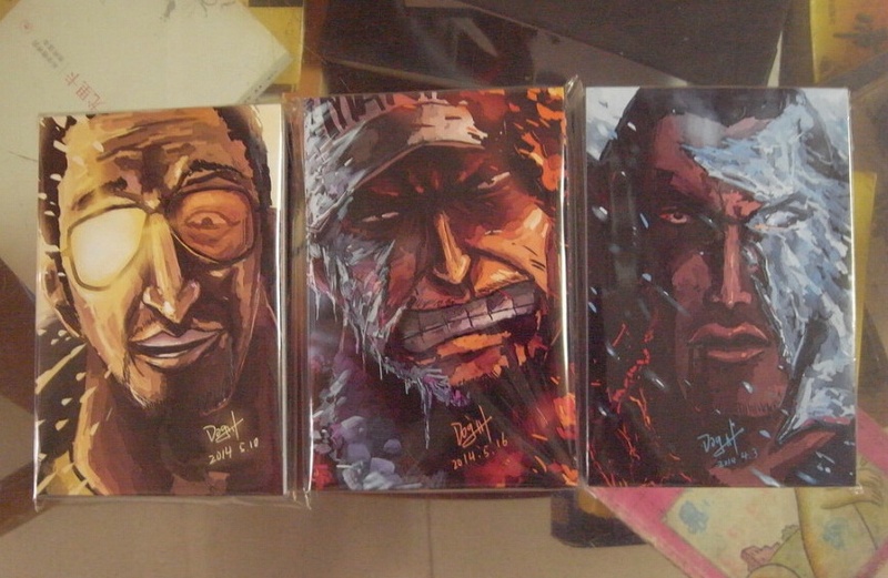 同人作品卡片实拍照欣赏！