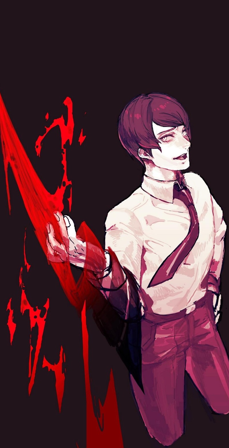 #东京食尸鬼# 一组东京食尸鬼的同人。6张图都是手机壁纸的尺寸。