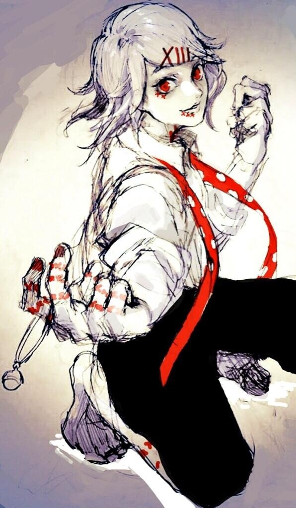 #东京食尸鬼# 一组东京食尸鬼的同人。6张图都是手机壁纸的尺寸。