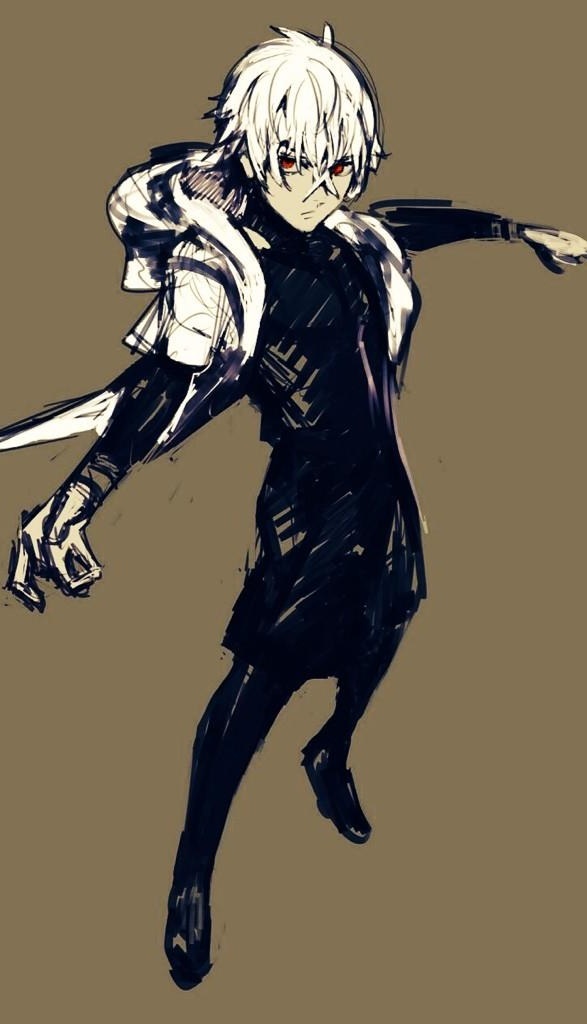 #东京食尸鬼# 一组东京食尸鬼的同人。6张图都是手机壁纸的尺寸。