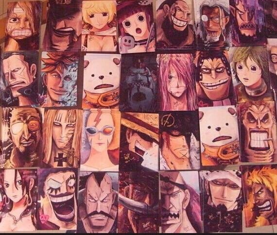 #海贼王# 纯手绘欣赏呐[花心]