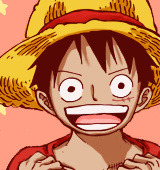 路飞头像一组，船长颜艺秀。[花心]