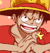 路飞头像一组，船长颜艺秀。[花心]