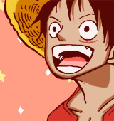 路飞头像一组，船长颜艺秀。[花心]