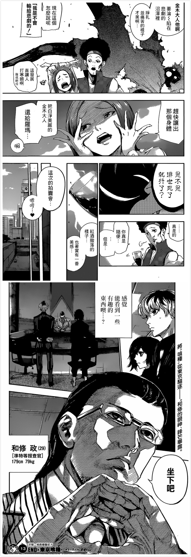 东京食尸鬼漫画第13话 标题:啊啊撒落吧、血【剧透向，动画党慎入】【感谢汉化组的汉化】