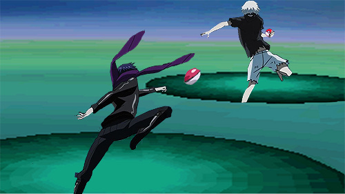 #东京食尸鬼# 上次大战以后，绚都不服，留下了阴影，一直想方设法报仇！今日在草丛碰上野生金木研，金木研还有3滴血，绚都手里还有2个精灵球，求绚都阴影部分的面积。