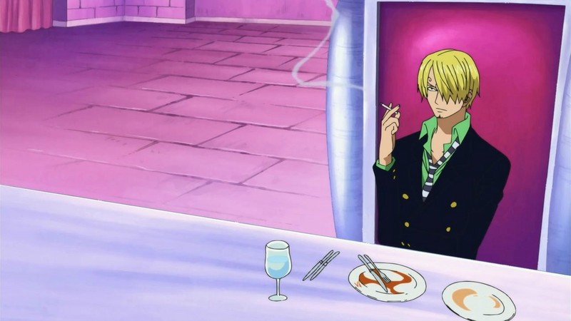 #海贼王#[抠鼻屎]鉴于现在山治掉线太久以至于有人已经“忘”了这号人物，敏娜帮他们回忆一下吧，请用一个词形容山治______