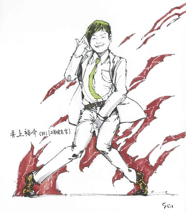 #东京食尸鬼# 东京喰种搜查官招募网站又更新了一名搜查官的资料，是根据搞笑组合NON STYLE里面的井上裕介为原型创造的角色。在CCG里面是一个三等搜查官，实际年龄是35岁。之前更新的一个是按照本乡奏多的原型创造的，多多实际年龄25岁，CCG一等搜查官。二次元也看颜，突然找不到我的容身之处了。