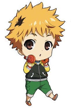 #东京食尸鬼# 去年年底，官方为了庆祝动画第二季开播，放出的Q版头像。这个是全身完整版的图片。