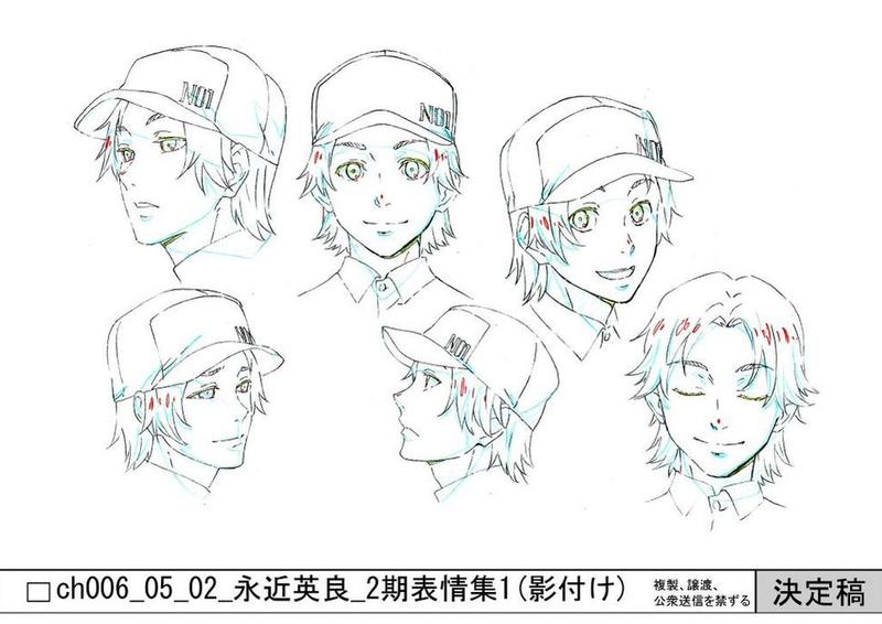 #东京食尸鬼# 动画第二季、第3集，铃屋什造武器的细节稿，英的表情稿。