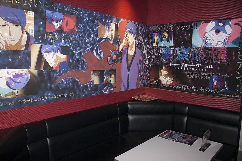 #东京食尸鬼# 秋叶原东京食尸鬼主题K歌房合作开始，各房间装饰照公开。
