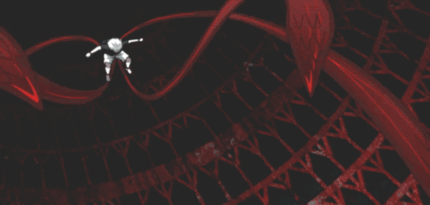 #东京食尸鬼# 赫包位置在肾脏附近，有较强的再生能力，属于攻击力高但防御力较弱的攻击性赫子。通常为几条长有鳞片的触手状，重量和硬度均在中游。