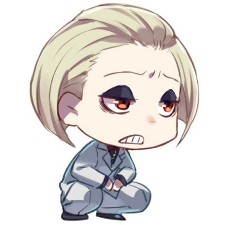 #东京食尸鬼# 纳基（啼）的一组Q版头像。一出场就把逗逼属性暴露了233333333333。P站id=44792730