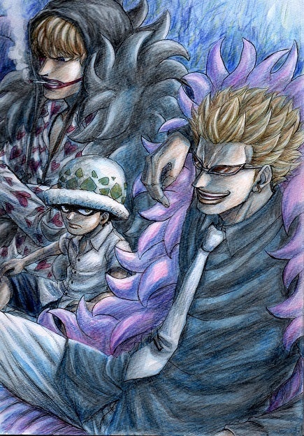 【绘师推荐】AKI，主要作品是罗，坷垃松和明哥系列，也画些男子汉系列 #海贼王#