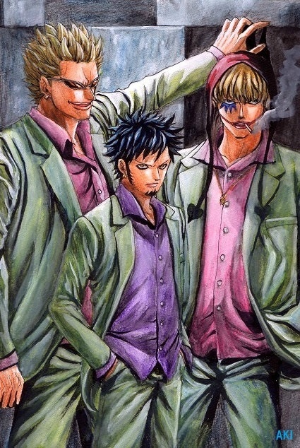 【绘师推荐】AKI，主要作品是罗，坷垃松和明哥系列，也画些男子汉系列 #海贼王#