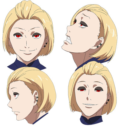 #东京食尸鬼# 东京食尸鬼新增动画第二季人物 纳基（啼）的资料，CV（下野 紘）。青桐树组织S级喰种，很崇拜壁虎。详细翻译见图。