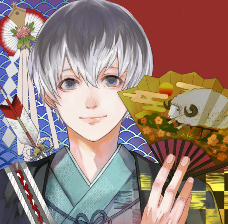 #东京食尸鬼# 分享一组同人美图。第三张的金木帅哭了有木有！！！！画师：xinorinrin