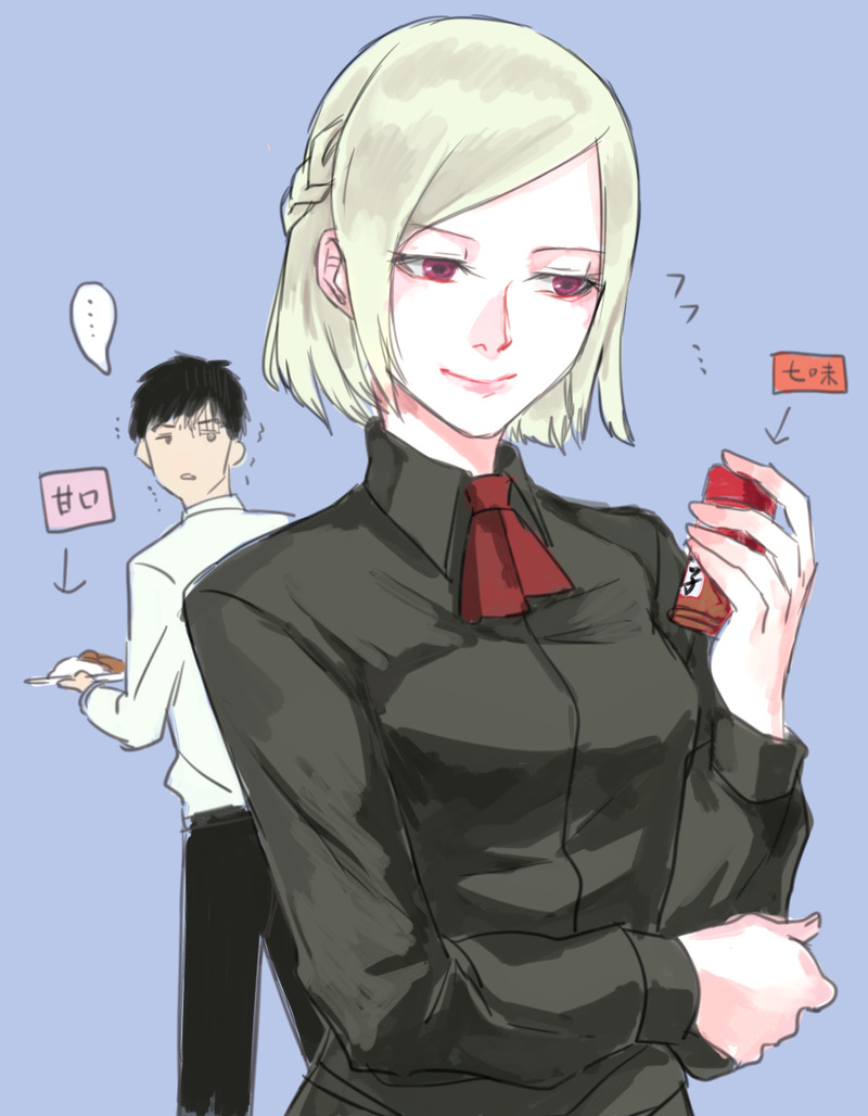 #东京食尸鬼# 分享一组同人美图。第三张的金木帅哭了有木有！！！！画师：xinorinrin