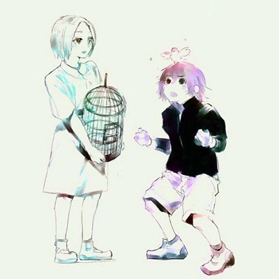 #东京食尸鬼# 第4集ED图部分截图：难忘的童年时光。