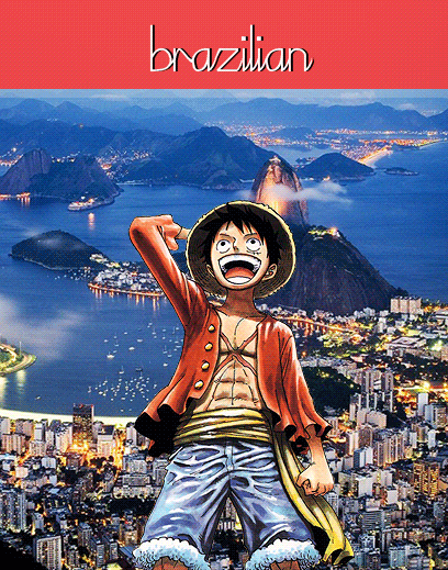 #海贼王#草帽一伙所属国家背景动态图