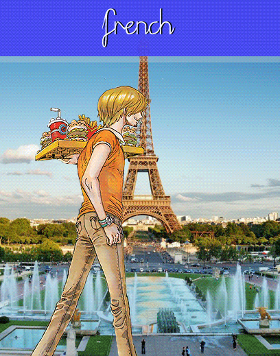 #海贼王#草帽一伙所属国家背景动态图