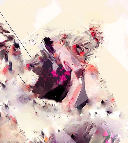 #东京食尸鬼# 动画第二季ED专辑无字幕封面，头像尺寸。