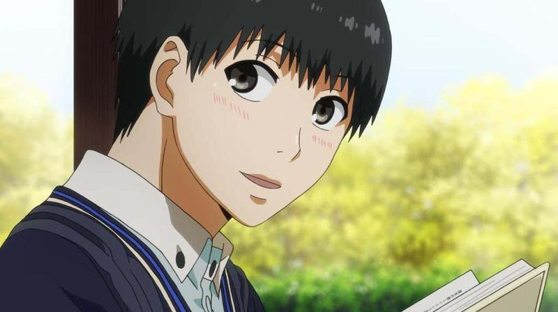 #东京食尸鬼# 还记得昨天 那个夏天微风吹过的一瞬间 似乎吹翻一切 只剩金木可留恋（放出的第一季动画原画。）