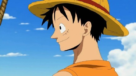 路飞这货颜艺值爆表，单细胞橡皮人的笑容也是如此天真爽朗、温暖人心。将心比心，不管你信不信，总有人正在等待希望能遇到像你这样的人