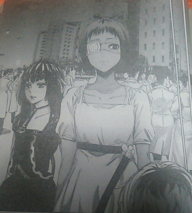 #东京食尸鬼# re漫画第16话情报图。左边的美女，约吗？