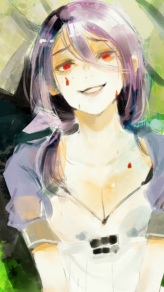 #东京食尸鬼# 动画第二季、第5集结尾ED图改图，手机壁纸尺寸。