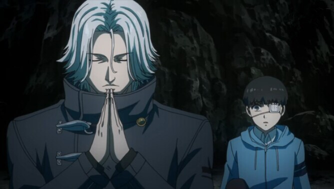 #东京食尸鬼# 我就纳闷动画这几集怎么都没有四方的戏份，原来是改名狱寺隼人，跑回去迎接家庭教师的回归了！抱歉十代目，因为想和大家一起看烟花，所以我回来了。